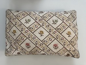 Pottery Barn Julia Berolzheimer Trellis Cotton Pillow 20x14 w/Zipper Closure