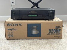 Vintage Sony SLV-920HF High End VHS Video Cassette Recorder FULLY RESTORED VCR