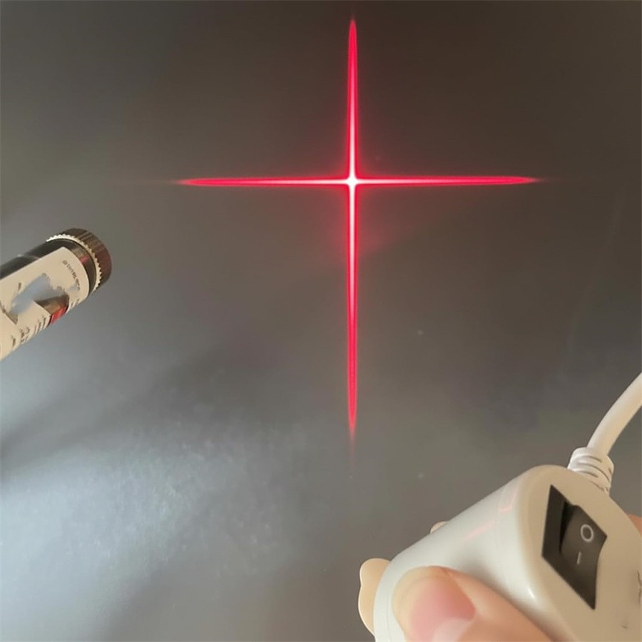 Cross Red Laser Positioning Light 110-120V for Sewing/Cutting Machines
