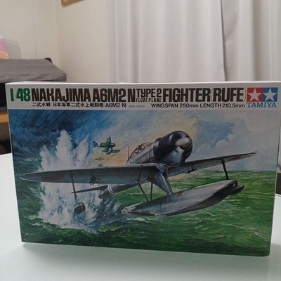 TAMIYA 1/48 Scale Nakajima A6M2-N Type 2 Seaplane Fighter RUFE Model Kit