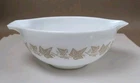 Vintage Pyrex 1 Mixing Nesting Bowl 443 2 1/2 Quart Sandalwood Ivy Leaves