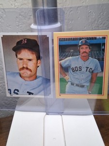1984 Topps Fleer Wade Boggs Stickers Boston Red Sox