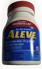 Aleve Tablets Easy Open Arthritis Tablet 200 Count Expires 04/2028 New Bottle!