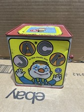 1960 s Vintage Matty Mattel Jack In The Box Clown Working Pop Up And Song
