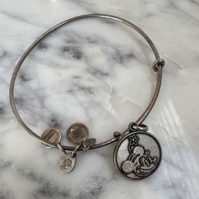 ALEX AND ANI Minnie Mouse Disney Silver Tone Charm Bracelet Collectible Jewelry