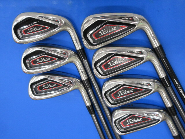 Titleist Right Handed Iron Set AP1 716 4-9,P Tour AD AD-75 MCI 80 