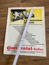 1937 Original Echo Continental Zeitung Auto Gr. Preis von D / Fahrrad Motorrad