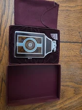 Rare Design Ronson Masterpact Ladies Cigarette Case Lighter Makeup Compact