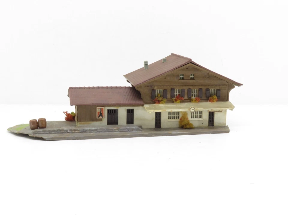 KIBRI GARE VOYAGEURS AVEC HALLE MARCHANDISES - ECHELLE N 1/160 - Photo 1/4