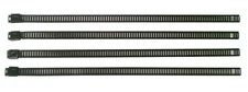 Cycle Performance Stainless Tie Wraps-Std Style .180in. W-8in.-Black-CPP/9072
