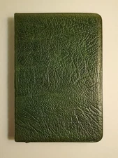 Cambridge Cameo Bible KJV, Water Buffalo Calfskin, Forest Green, Rare