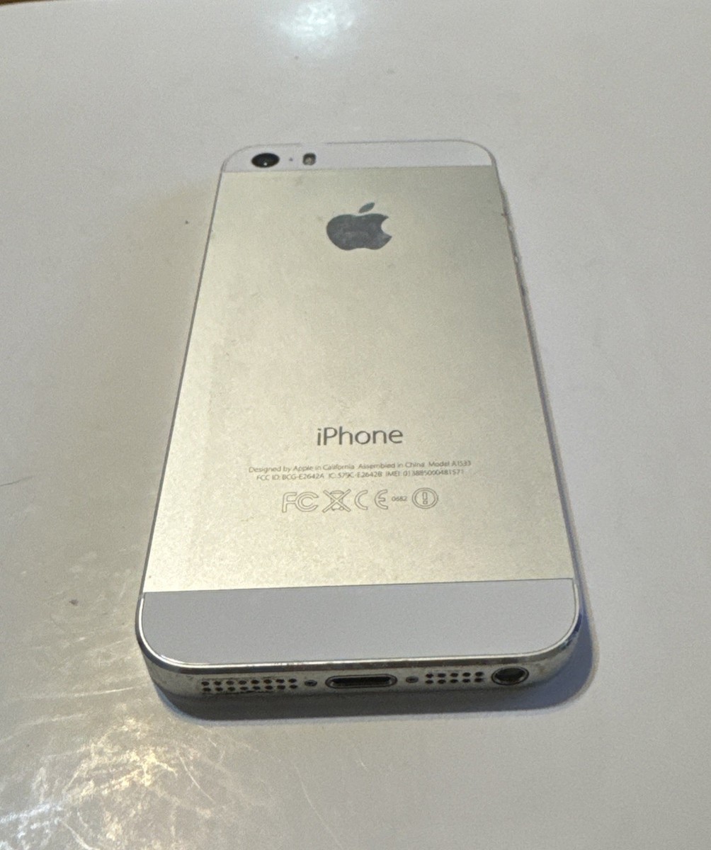Apple iPhone 5 - 16 GB - White & Silver (AT&T) for sale