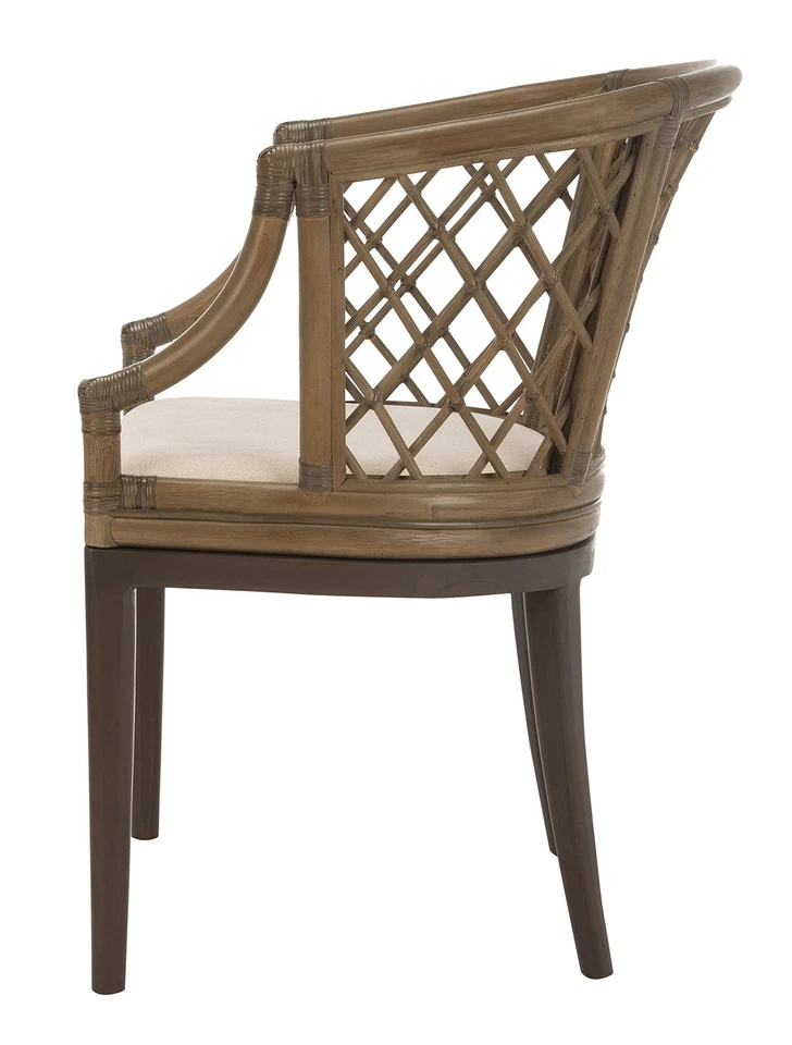 Home Collection Carlotta Arm Chair, Griege - Image 4 of 4