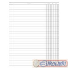 REGISTRO LIBRO CASSA A4 96 PAGINE