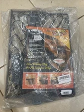 Tough1 Hay Hoops Original Collapsible Wall Feeder w/Net Black/Silver New