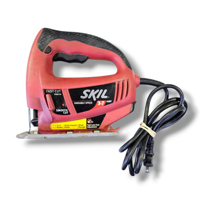 Skil 4380 Orbital Action Jigsaw 3.7 Amp Soft Grip Handle No Carry Case