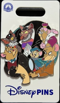 2026 Disney Parks Great Mouse Detective Cluster Basil Ratigan Olivia OE Pin