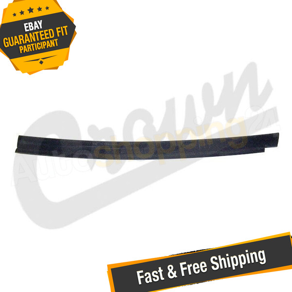 Crown Inner Front Left Window Glass Weatherstrip for 1984-1996 Jeep Cherokee XJ