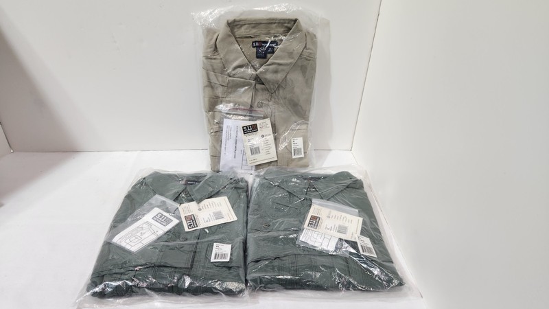 5.11 Tactical OD Green Shirt, 72157, New, Size XL Regular