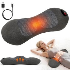 GM GMISS Triple Fusion Back Massager with Heat - Sciatica Pain Relief Gray