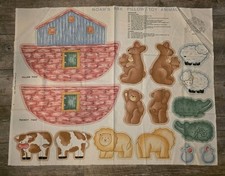 Noahs Ark Fabric Panel Toy or Decorative Pillow Princess Fabrics 36' X 45"