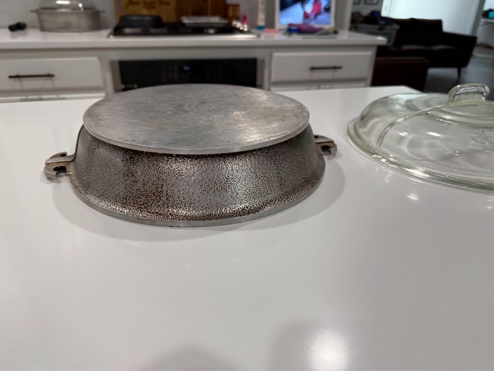 Guardian Service Cookware Vintage Roaster Fryer w/ Original Glass Lid