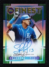 2022 Topps Finest Flashbacks 1995 Finest 6/25 Salvador Perez #95FA-SP Auto c7w