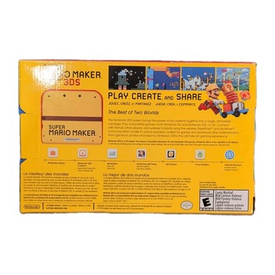 Nintendo 2DS Super Mario Maker for Nintendo 3DS Bundle - Yellow