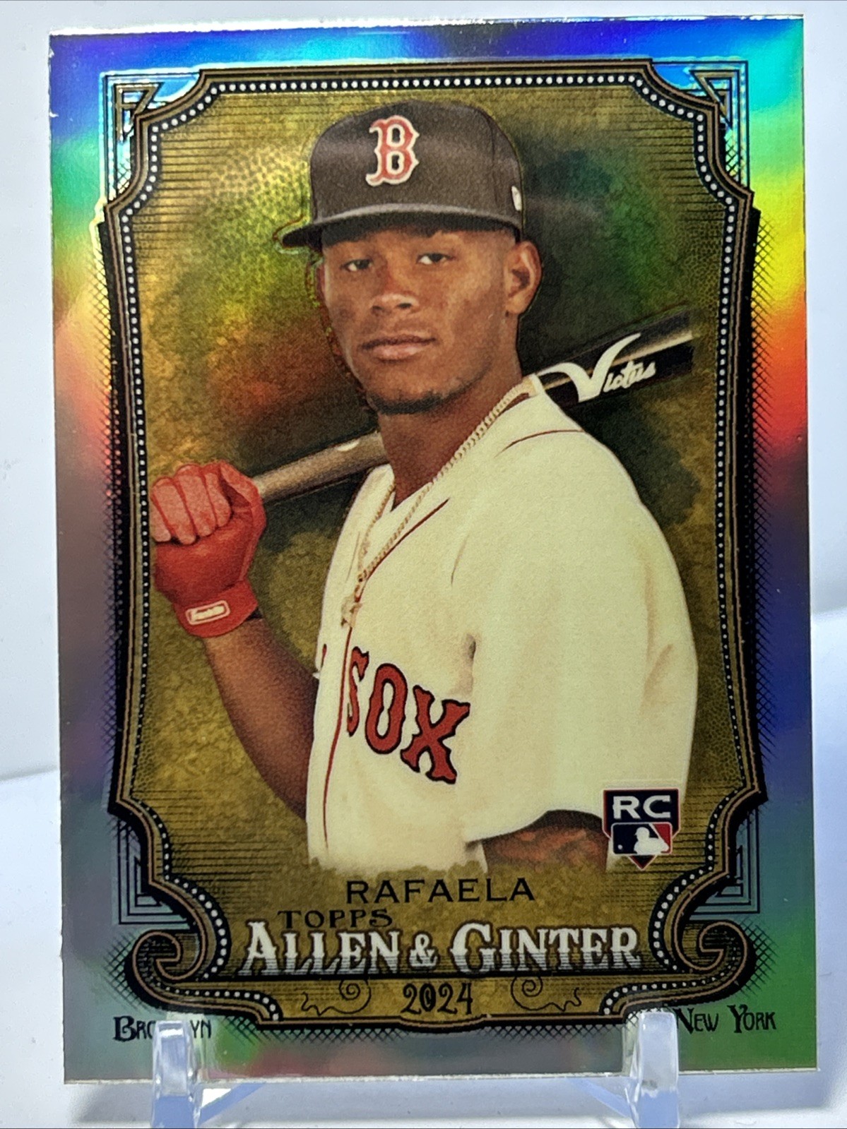 2024 Topps Allen & Ginter - Chrome Ceddanne Rafaela #77 Refractor (RC)