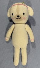 CUDDLE  KIND CHARLOTTE the DOG, Hand-Knit Stuffed Animal/Plush Puppy, 18 Inches