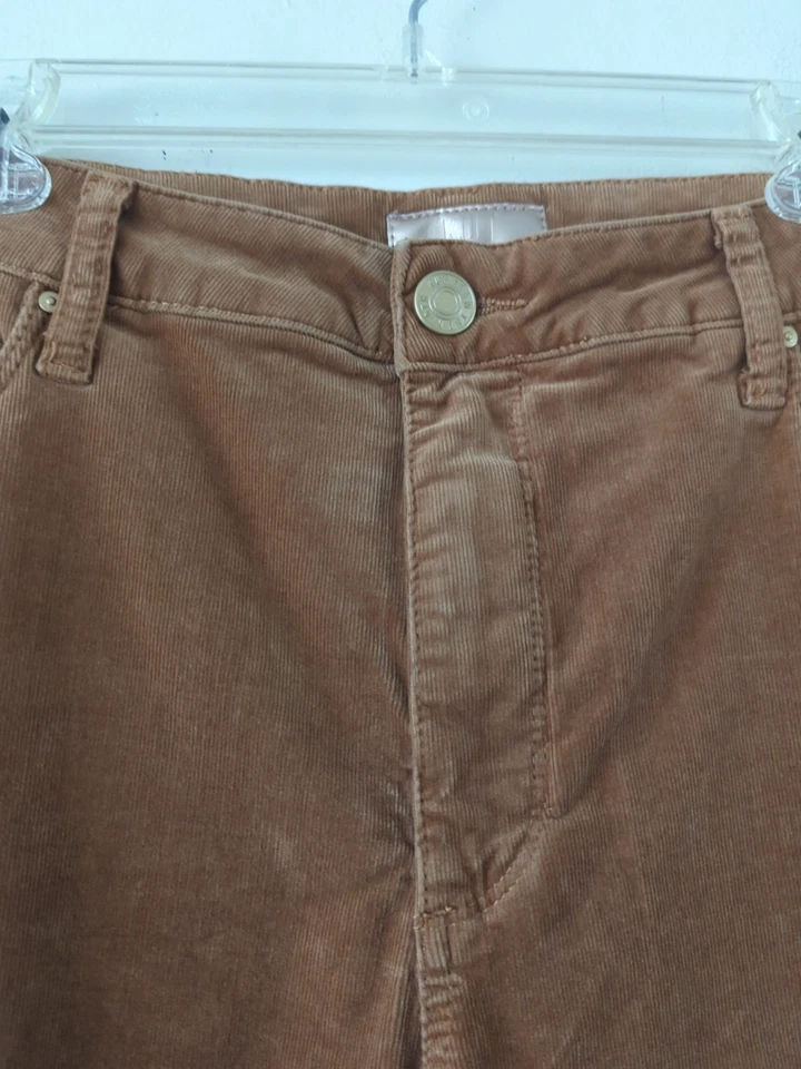 KUT From The Kloth Mujer Talla 14 Ana Fab AB Tiro Alto Acampanado Pana Óxido Foto 3 de 4