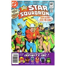 All-Star Squadron #26 Newsstand DC comics Fine+ [v]