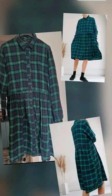 Hemdblusenkleid Skaterkleid Ausgestelltes Lässiges Kleid 💥Neuwertig  - Bild 1 von 4