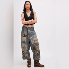 Magnolia Pearl Patched Distressed Dani Blues Jeans SOLD OUT