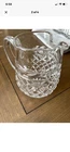 Waterford Crystal Lismore Ice Lip Water Jug 40 oz.  Vintage. Mint Condition