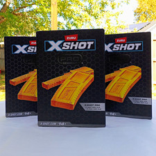 ZURU X-Shot Pro Magazine Clip Pack 2 Full-Size 1 Half-Size 36753