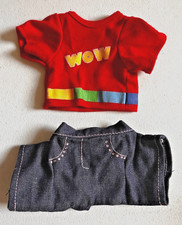 Webkinz Clothing Outfit Wheel of Wow Shirt Rhinestone Jeans Plush Accessories