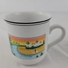 Villeroy & Boch Naif Coffee Cup Hot Chocolate Mug Horse Rooster Country 2 AVAIL
