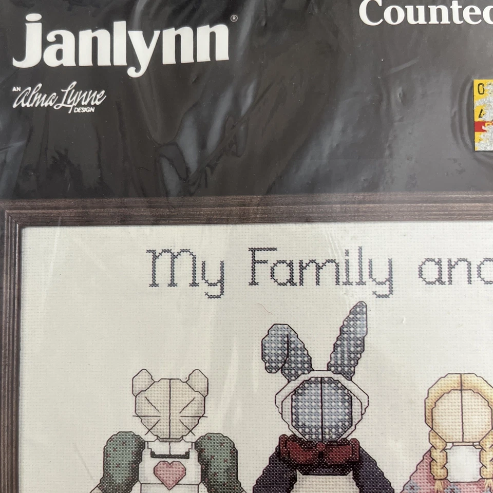 Janlynn Alma Lynne Diseño Contado Punto de Cruz Kit My Family & Me #40-68 Nuevo 87 Foto 3 de 4