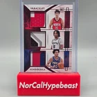 2024-25 Panini Immaculate REED SHEPPARD STEPHON CASTLE JARED McCAIN Rookie /15