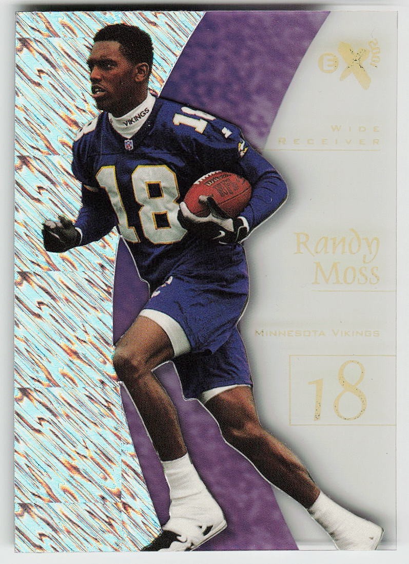 1998 SkyBox E-X2001 #55 Randy Moss FOOTBALL Minnesota Vikings