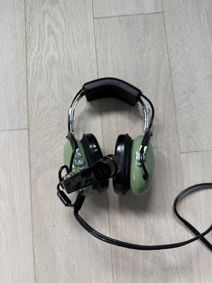 #ad David Clark H10 30 Aviation Pilot Headset Vintage Dual GA Plug AS IS $39.99