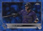 2022 Topps Chrome Sapphire Edition - Trevor Story #260