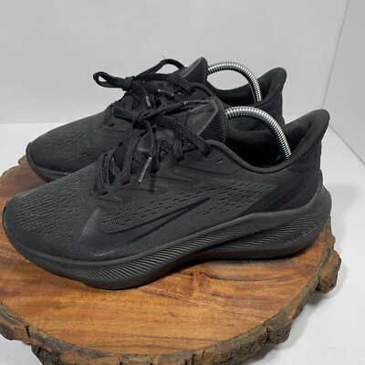 Nike Air Zoom Winflo 7 Black Running Training Shoes CJ0291-001