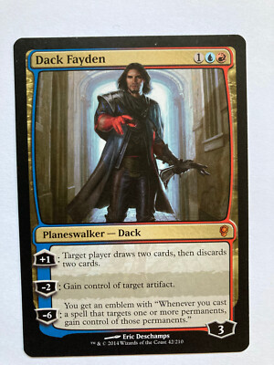 MTG foil ダク•フェイデン　MED RNA Dack Fayden 1x Dack Fayden - Foil NM-Mint, English Unique & Misc Promos MTG