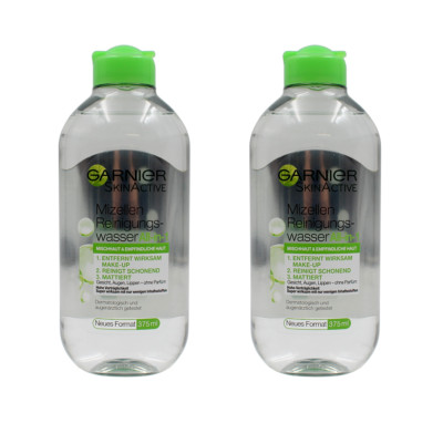 Garnier SkinActive Mizellen Reinigungswasser All-in-1 , 2x375ml EAN3600542382823