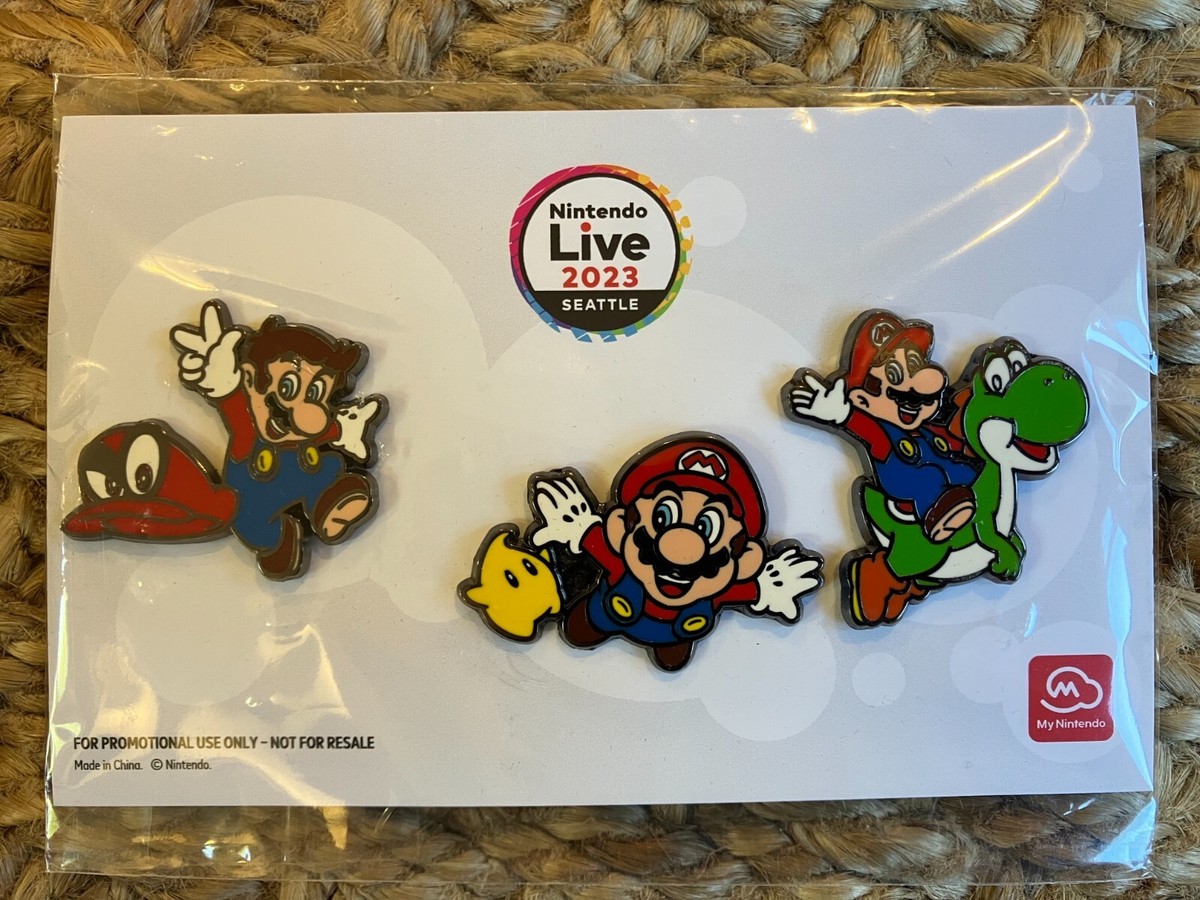 Penny Arcade Super Mario Bros 35th Anniversary Pins Super Mario