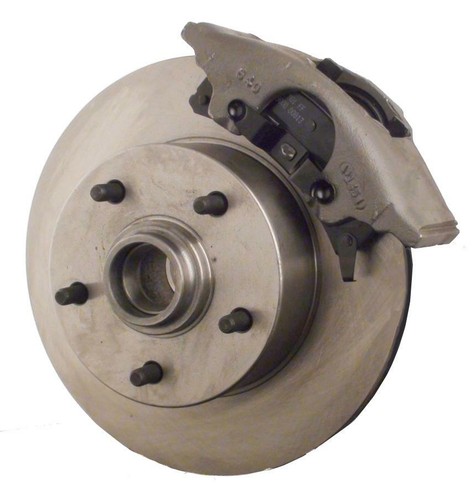 Fits 1970-78 Jeep CJ5/CJ7 SSBC Front Disc Brake Kit (clear iron calipers) - Picture 2 of 4