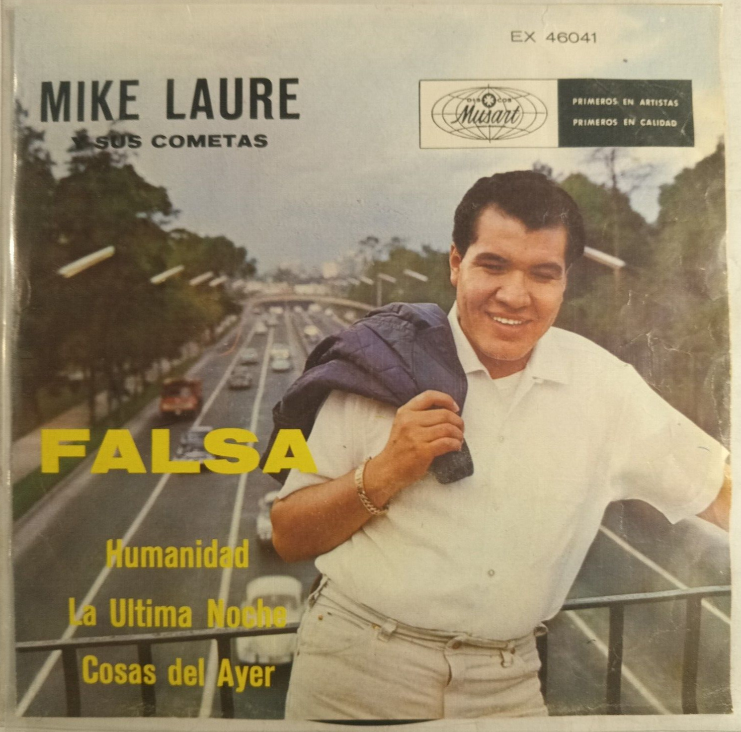 MIKE LAURE Y SUS COMETAS -FALSA- 1968 MEXICAN 7" EP PS, CUMBIA