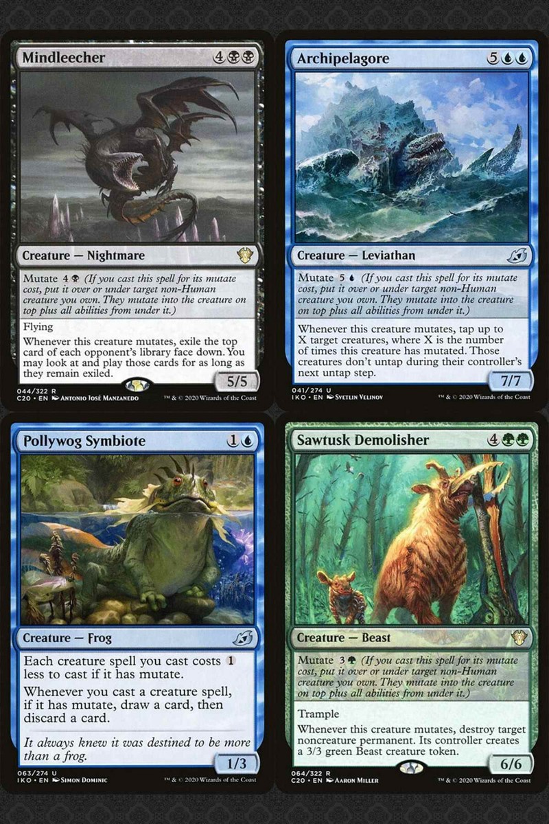 Otrimi, the Ever-Playful MUTATE Commander Deck BUG MTG Magic Ready